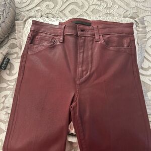 JOE’S ‘THE CALLIE’ COATED HIGH WAIST ANKLE BOOTCUT JEANS, SZ 28, NWT $218.